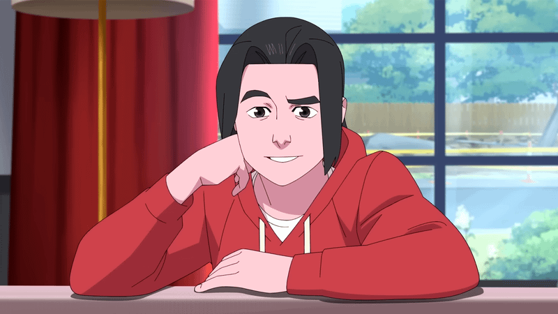 Oliver sitting at a table in Invincible Season 4.