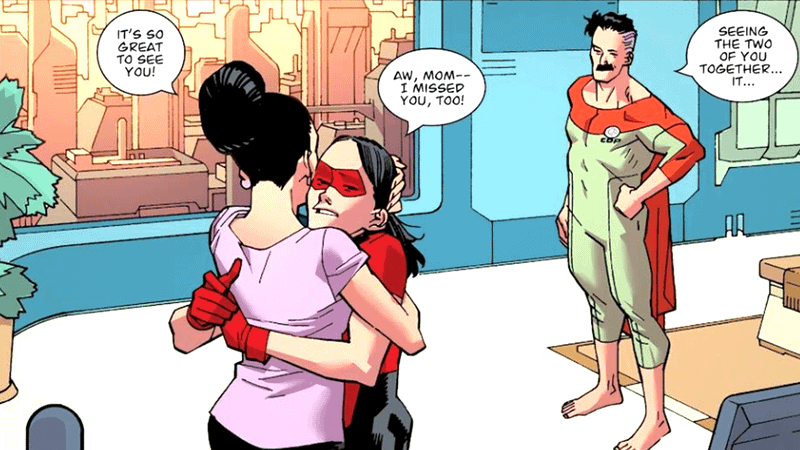 Oliver reunites with his mother.