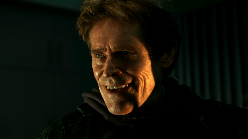 Willem Dafoe as Norman under Goblin serum in Spider-Man No Way Home.