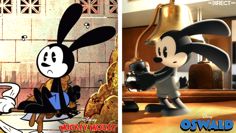 Oswald in Mickey Mouse and his new show.
