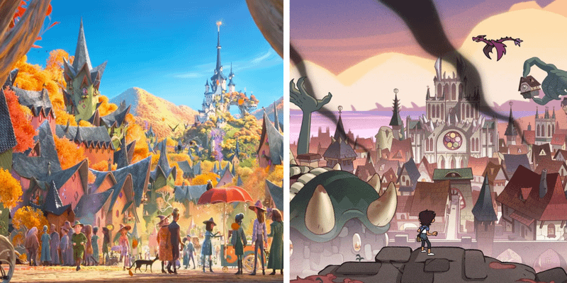Hexe in Hexed and the Demon Realm in Owl House.