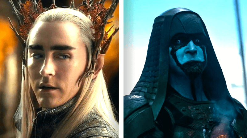 Lee Pace as Thranduil and as Ronan the Accuser