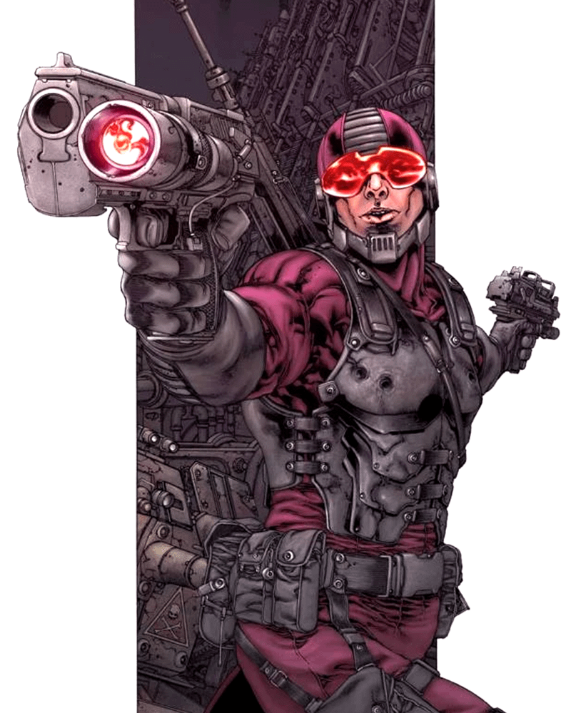 Paladin in the comics.