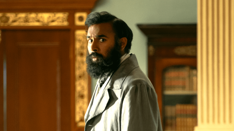  Himesh Patel portraying Dr. John Watson.