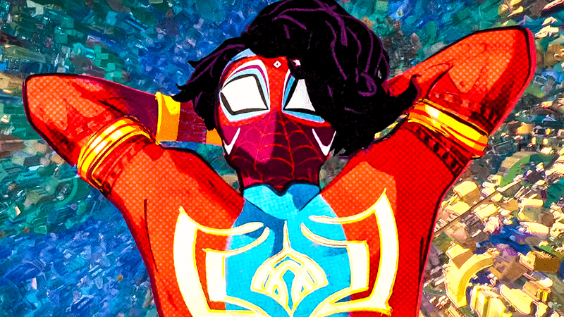 Spider-Man India in Across the Spider-Verse.