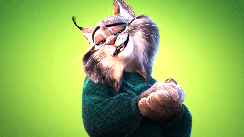 Pawbert holding his hands together in Zootopia 2