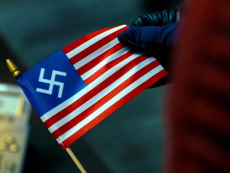 Earth X Nazi American flag in Peacemaker Season 2