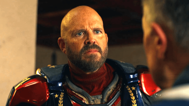 David Denman as Captain Triumph in Peacemaker Season 2