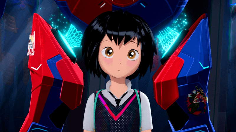 Peni Parker in Into the Spider-Verse.