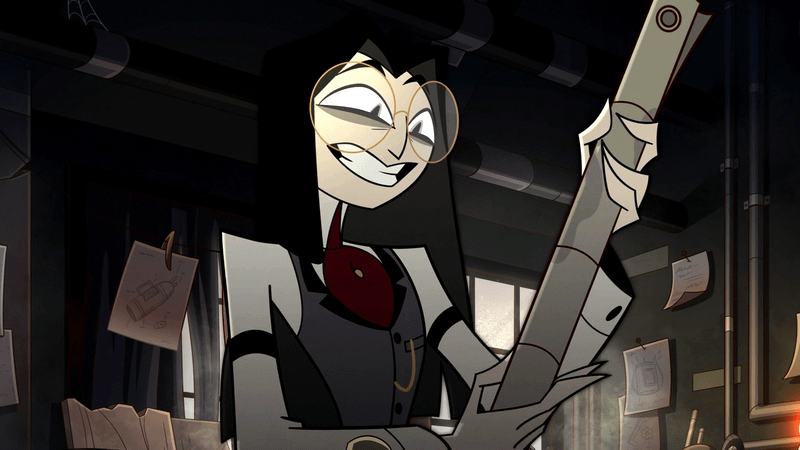Pentious as a human in Hazbin Hotel Season 2
