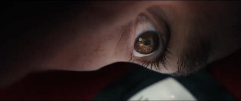 Tom Holland's eye inside the Spider-Man mask in 'Spider-Man: Brand New Day.'