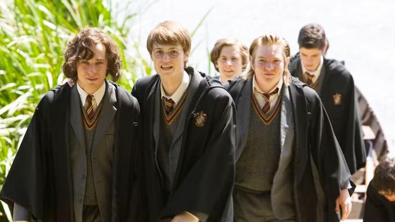 Harry Potter movies Marauders flashback.