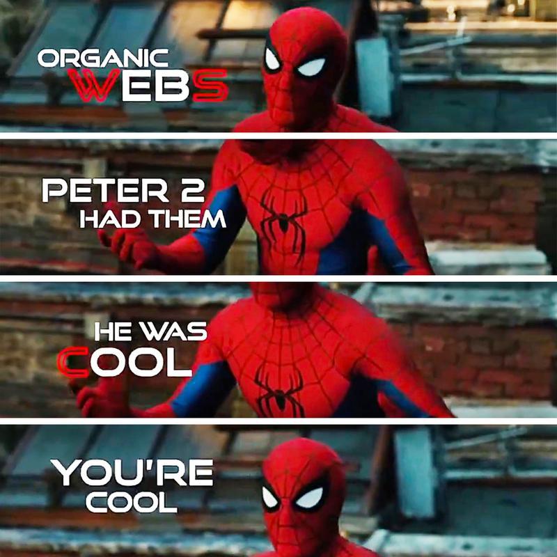 Organic Webs Peter 2 Tobey Maguire reference, Spider-Man: brand New Day.