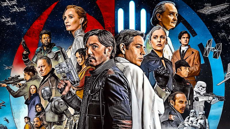 Promotional art for Star Wars' Andor series.