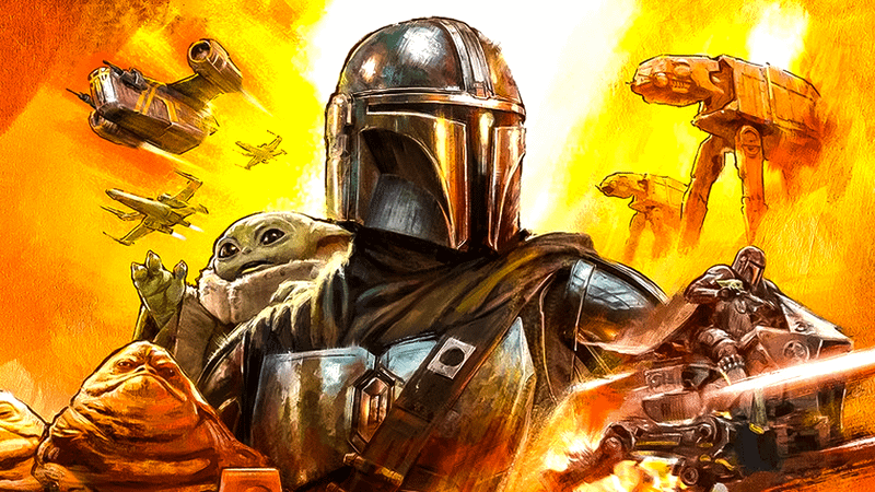 The Mandalorian and Grogu poster.