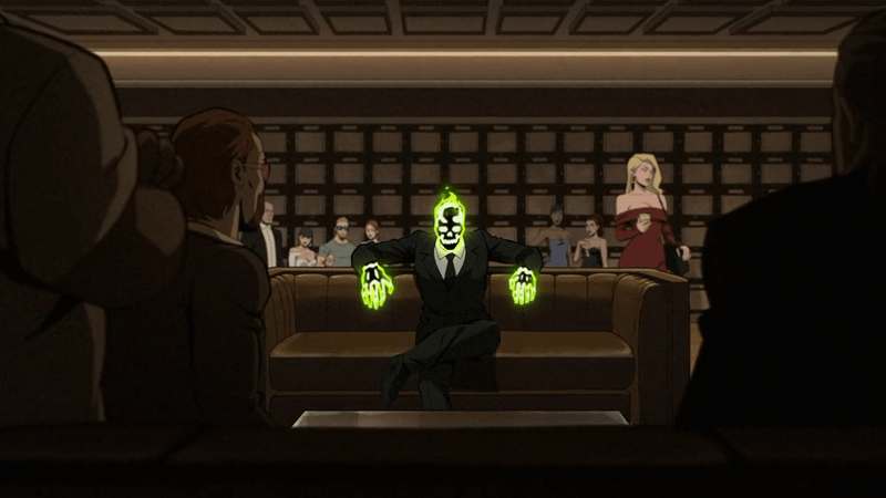 Doctor Phosphorus taking over Rupert Thorne's criminal empire in Creature Commandos.
