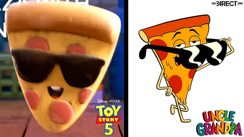 Pizza with Sunglasses and Pizza Steve.
