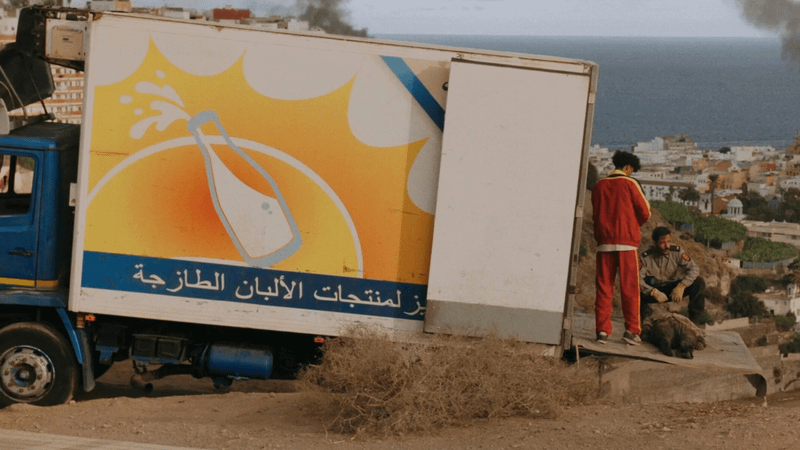 Milk truck and bodies in Pluribus Episode 2