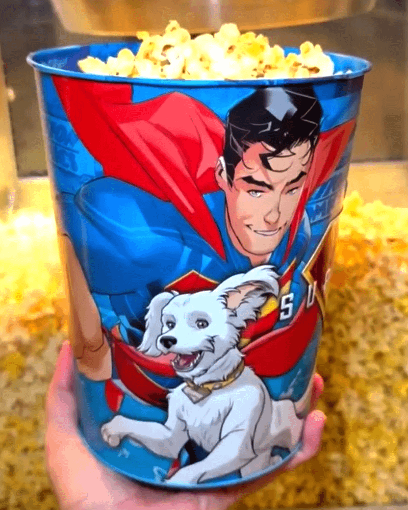 A Superman and Krypto bucket.