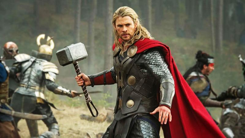 Chris Hemsworth as Thor in the MCU.
