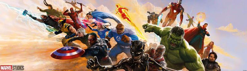 The Avengers in a new Avengers poster from Marvel Studios Japan.