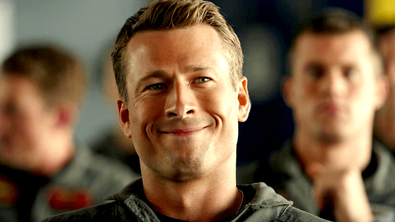 Glen Powell in Top Gun: Maverick