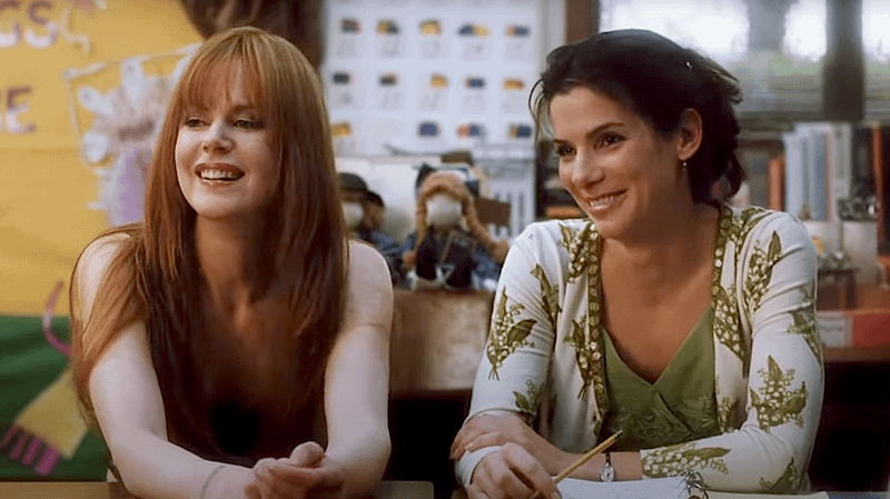 Jessica Chastain and Sandra Bullock in 'Practical Magic.'