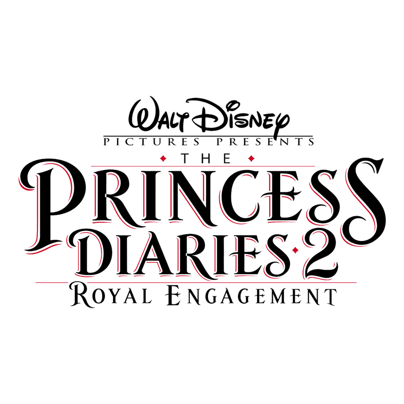 Logo for 'The Princess Diaries 2: Royal Engagement.'