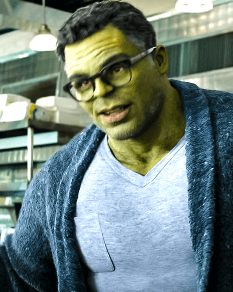 Mark Ruffalo as Professor Hulk.