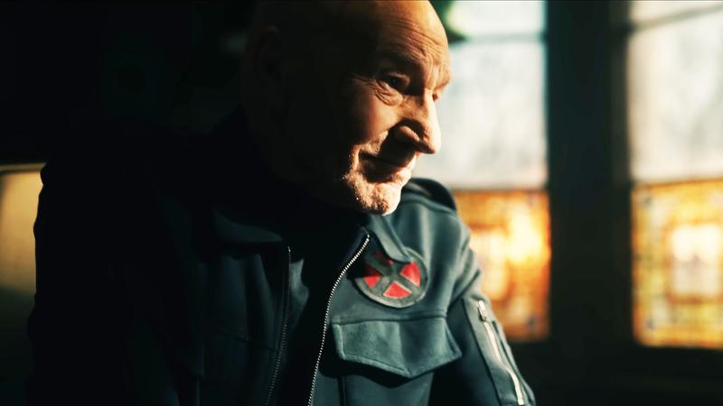 Patrick Stewart as Professor X in 'Avengers: Doomsday' trailer.