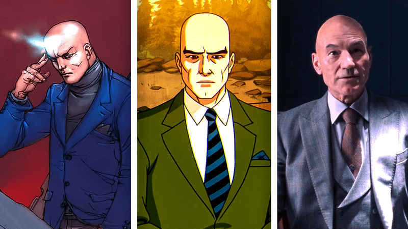 Professor X in Marvel Comics, Professor X in 'X-Men '97,' Sir Patrick Stewart as Professor X in 'X-Men' movies