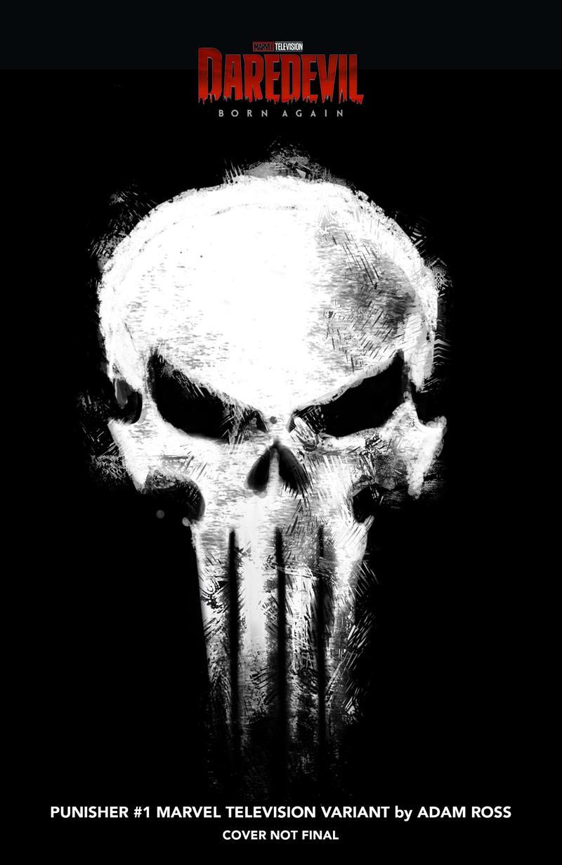New Punisher Logo on Marvel comic cover