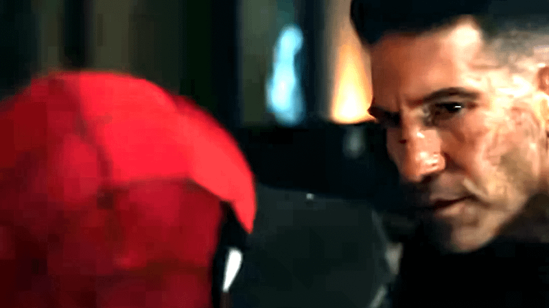 Tom Holland as Spider-Man and Jon Bernthal as the Punisher in 'Spider-Man: Brand New Day.'
