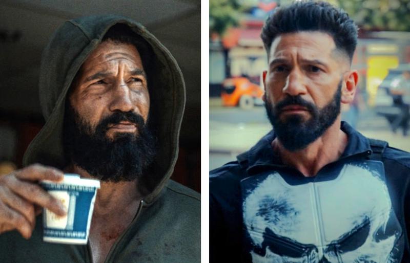 Jon Bernthal as The Punisher at the beginning and end of The Punisher One Last Kill