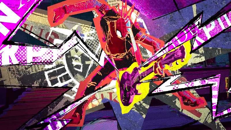 Spider-Punk from Spider-Man: Across the Spider-Verse.