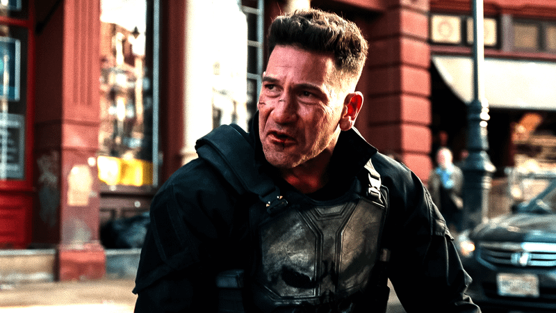 Frank Castle disgusted after Spider-Man boots him out of his vehicle.