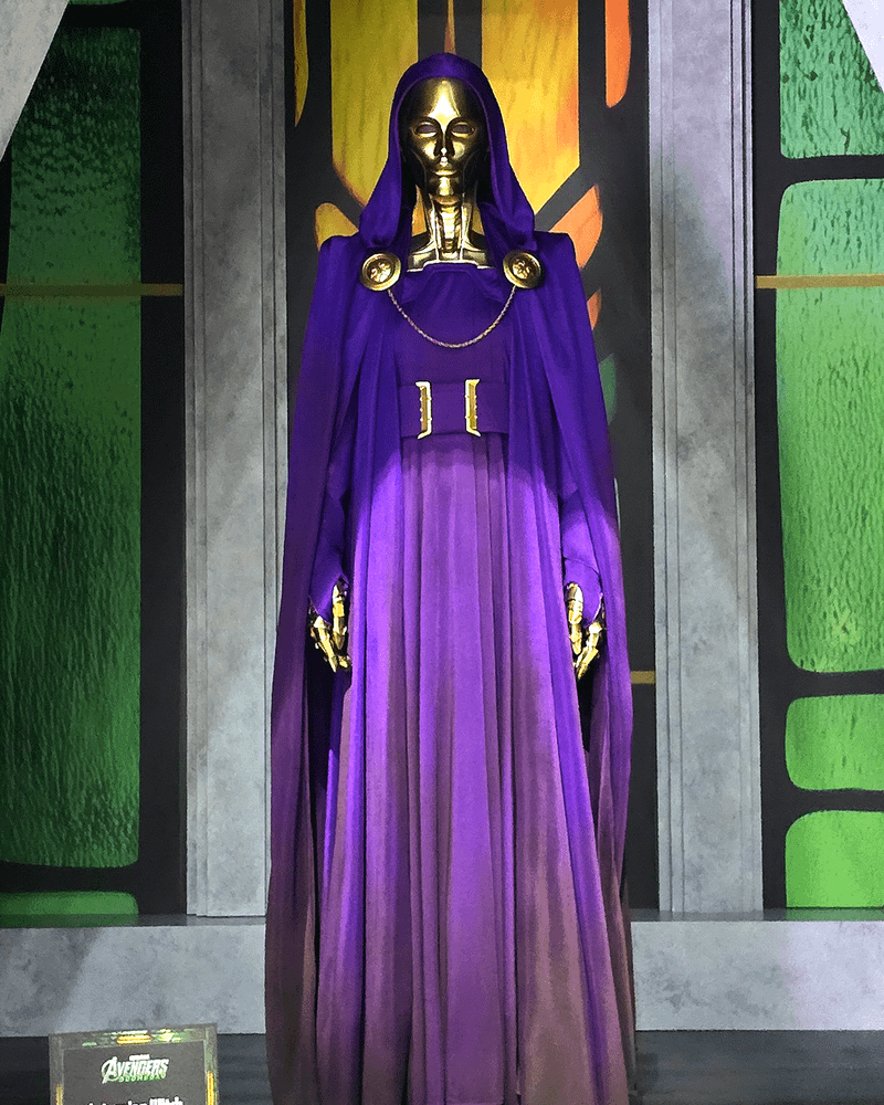 Avengers: Doomsday, Purple Latverian Witch costume at Comic-Con.