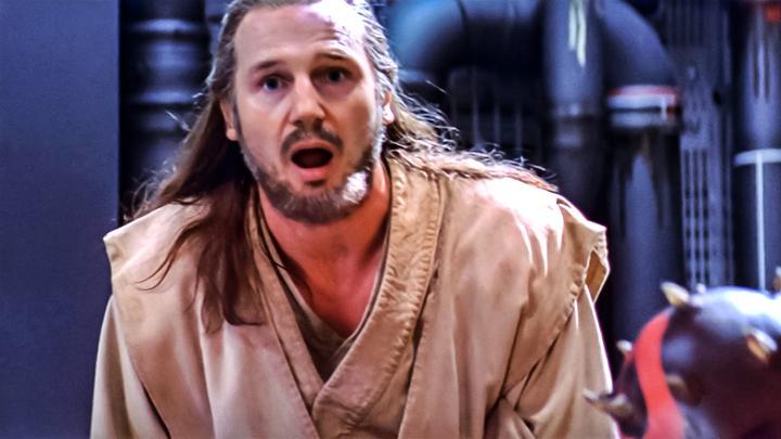 Liam Neeson's Qui-Gon Jinn in The Phantom Menace