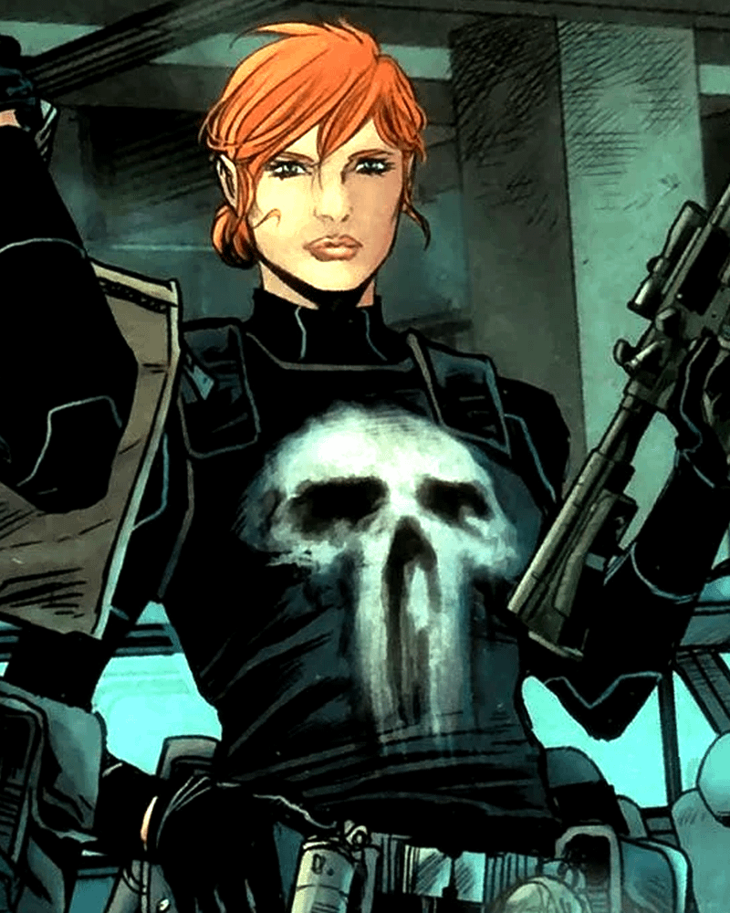 Rachel Cole-Alves' Punisher from Marvel Comics