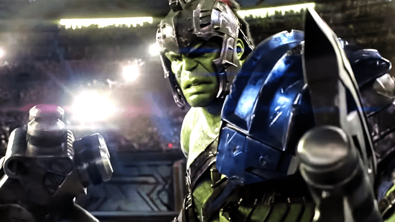 Hulk in Thor: Ragnarok.