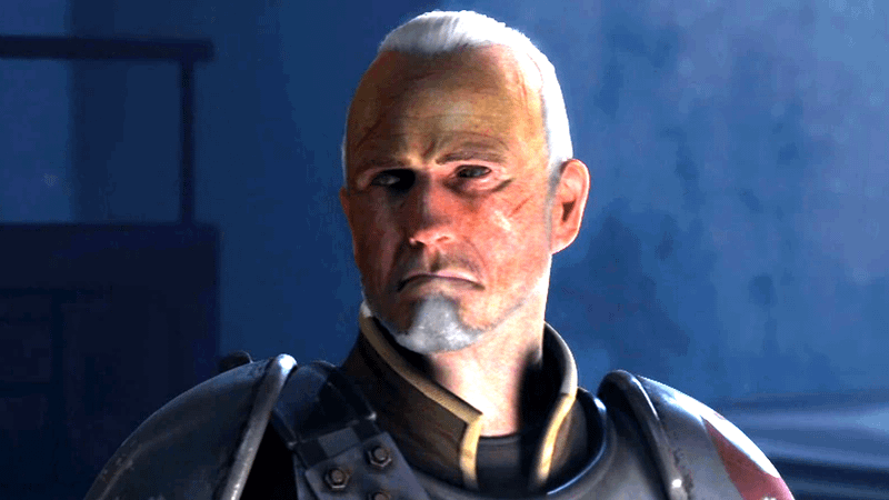 Rahm Kota in his Jedi armor in Star Wars: The Force Unleashed