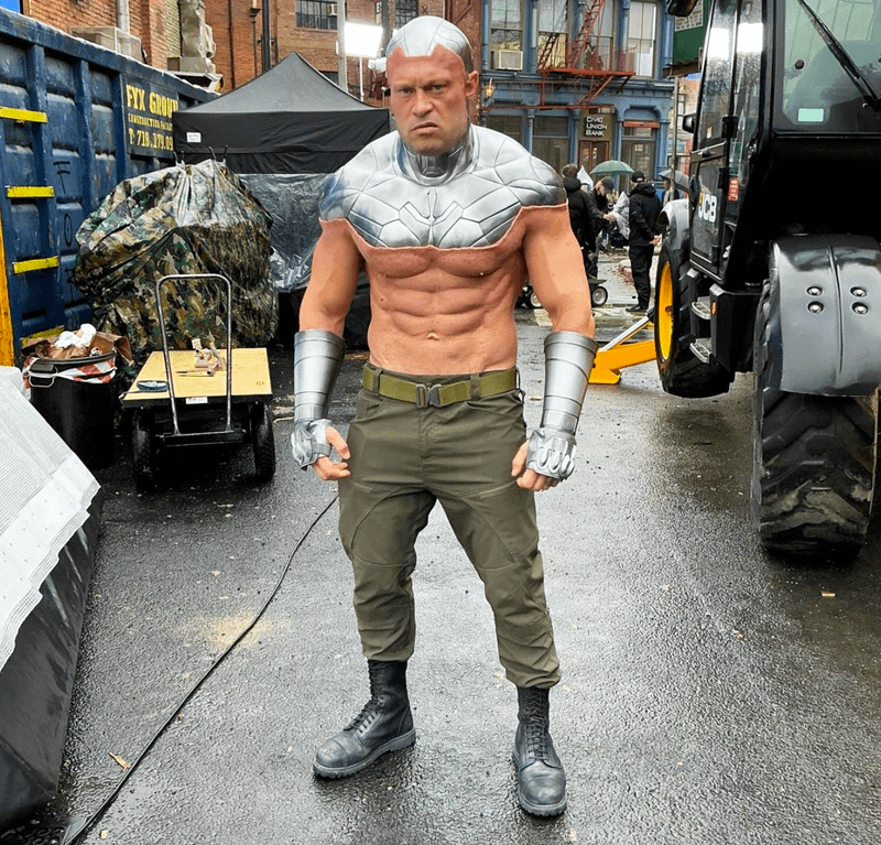 Billy Clements as Ramarod in Brand New Day set photo.