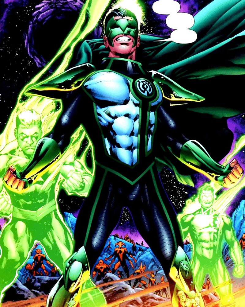 Kyle Rayner's Green Lantern from DC Comics