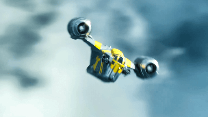 The Razor Crest in The Mandalorian & Grogu.