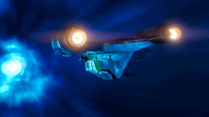 The Razor Crest in The Mandalorian & Grogu.