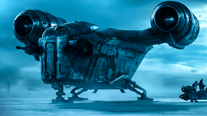 The original Razor Crest in The Mandalorian.