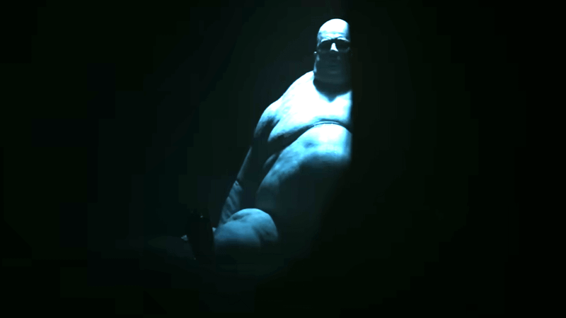 Big creature in Resident Evil