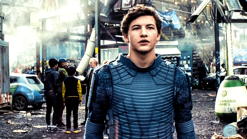 Tye Sheridan as Wade in Ready Player One.