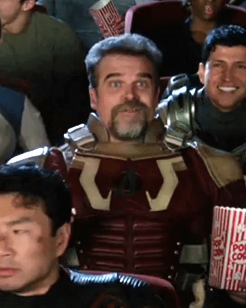 David Harbour in Red Guardian Avengers Doomsday suit.