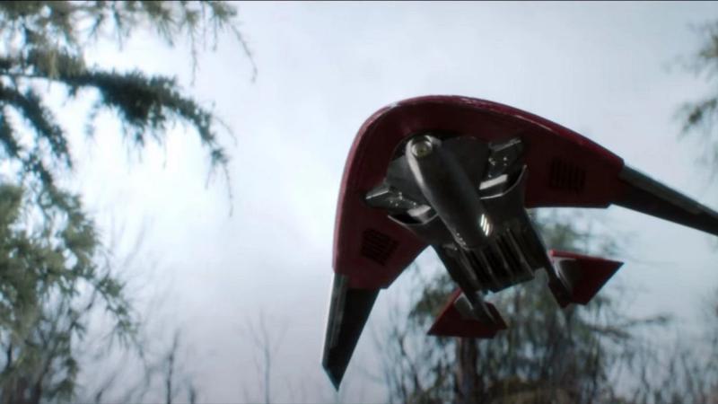 Redwing flying in The Falcon and the Winter Soldier.
